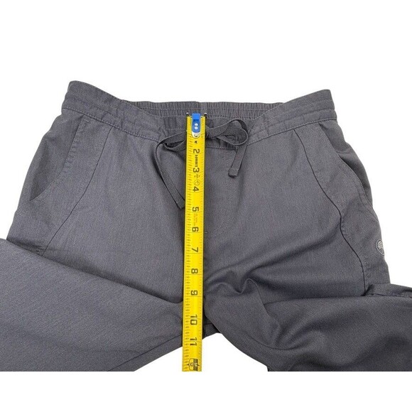 Healing Hands Purple Label Taylor Scrub Pants Pewter Gray Flare Leg Small Tall - Picture 12 of 16